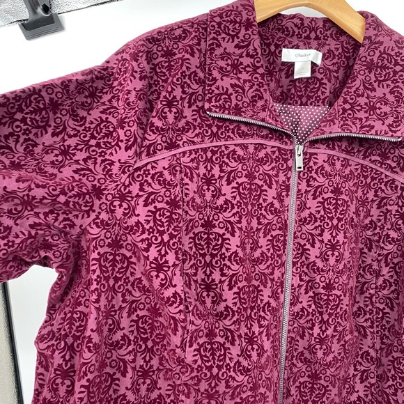 CJ Banks Plum Utility Jacket - Picture 5 of 16